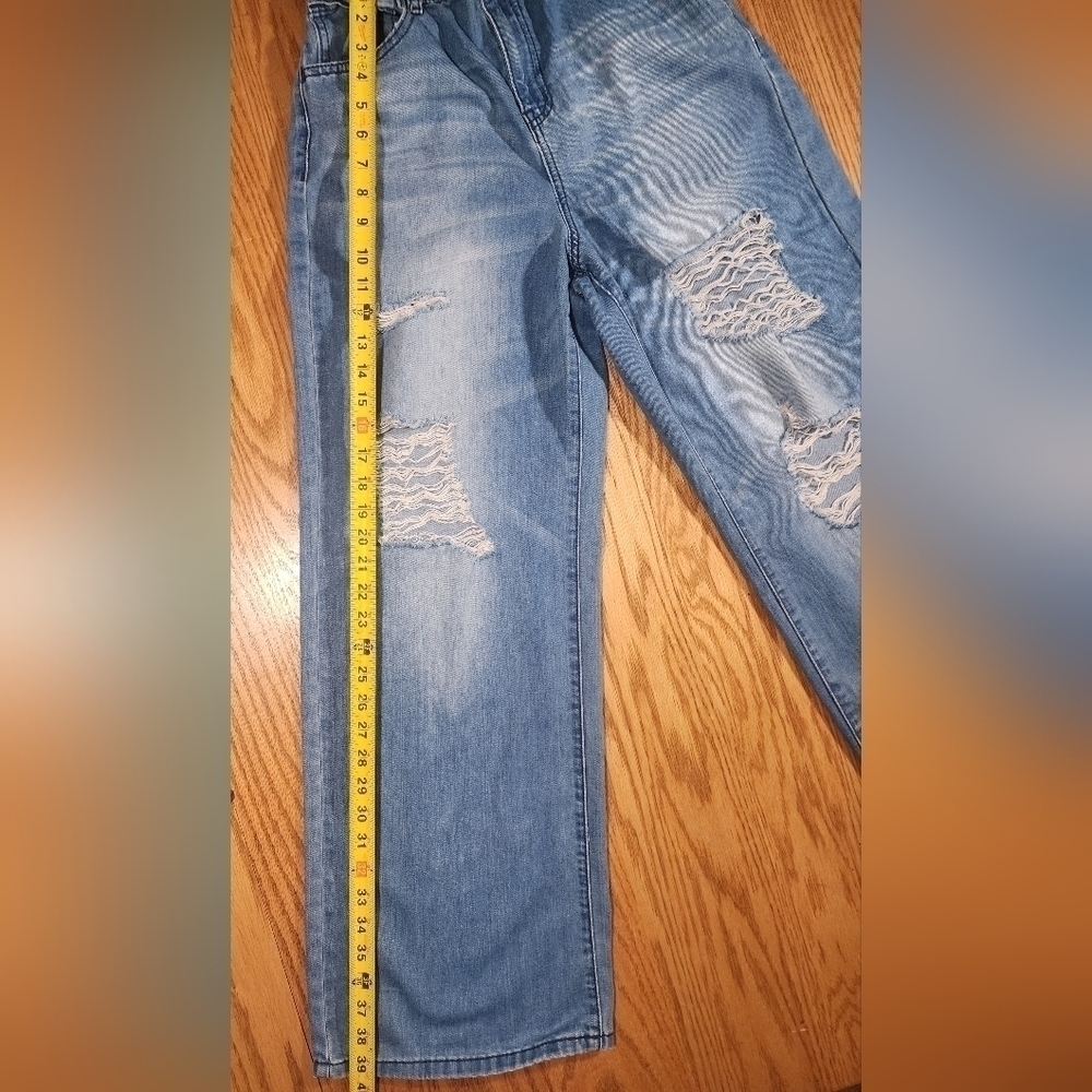 SO Goods for Life Jeans Size 11/30W Super High Rise Straight Wide Leg Di… - Picture 14 of 16